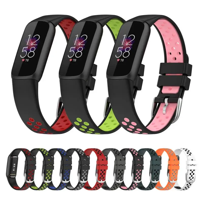 Ремешок для Fitbit Luxe, мягкий силиконовый ремешок на запястье для смарт-браслета Fitbit Luxe, Воздухопроницаемый пористый ремешок для часов, аксесс...
Ремешок для Fitbit Luxe, мягкий силиконовый ремешок на запястье для смарт-браслета Fitbit Luxe, Воздухопроницаемый пористый ремешок для часов, аксесс...