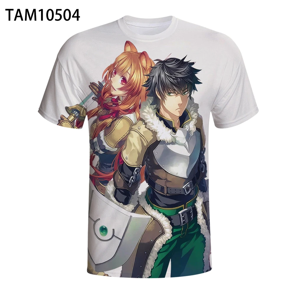 Short Sleeve T-shirt 3D Printing Men's Children Street Top Classic Japan Anime The Rising of The Shield Hero Teenagers Summer
Short Sleeve T-shirt 3D Printing Men's Children Street Top Classic Japan Anime The Rising of The Shield Hero Teenagers Summer