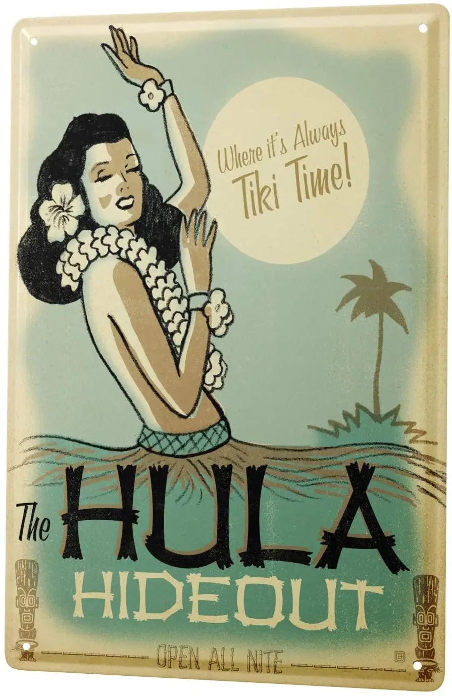 Retro Hula Hideout Hawaiian Girl Metal Tin Sign Retro Plaque Home Decor Wall Sticker Iron Poster
Retro Hula Hideout Hawaiian Girl Metal Tin Sign Retro Plaque Home Decor Wall Sticker Iron Poster
