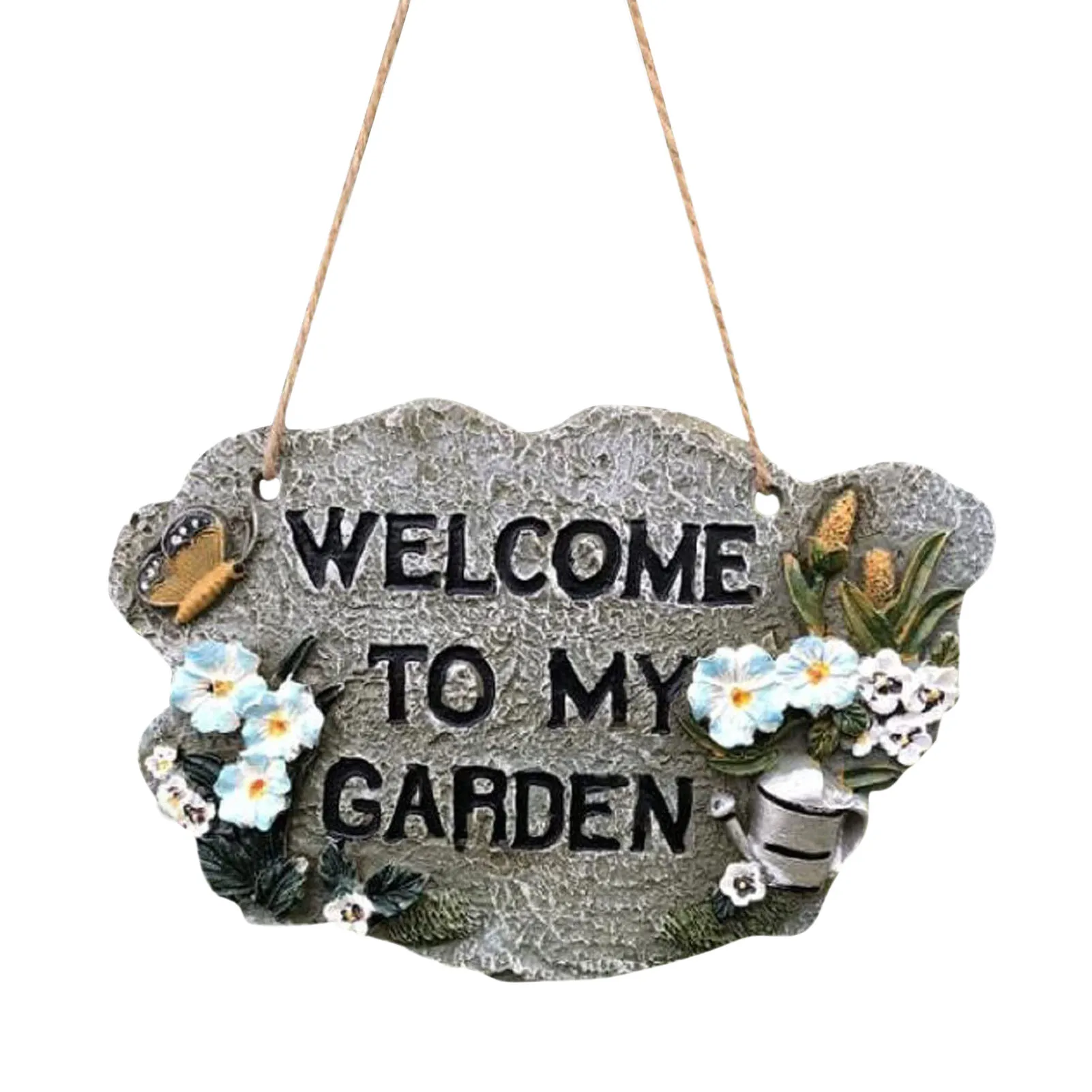 Resin Rustic Door Welcome Sign, Garden Plaque With Flower Entrance Decoration Garden Outdoor Decor Ornament, Waterproof
Resin Rustic Door Welcome Sign, Garden Plaque With Flower Entrance Decoration Garden Outdoor Decor Ornament, Waterproof