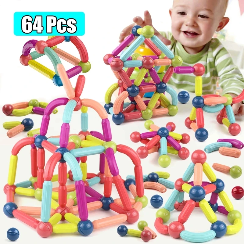 Big Size Magnetic Stick Constructor Designer Educational Toys For Children Boy Girl Magnet Rod Building Blocks Montessori Toy
Big Size Magnetic Stick Constructor Designer Educational Toys For Children Boy Girl Magnet Rod Building Blocks Montessori Toy