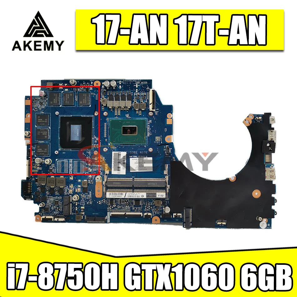 FOR HP OMEN 17-AN 17T-AN Laptop Motherboard DAG3BEMBCD0 L11137-601 i7-8750H GTX1060 6GB DDR4 working well
FOR HP OMEN 17-AN 17T-AN Laptop Motherboard DAG3BEMBCD0 L11137-601 i7-8750H GTX1060 6GB DDR4 working well