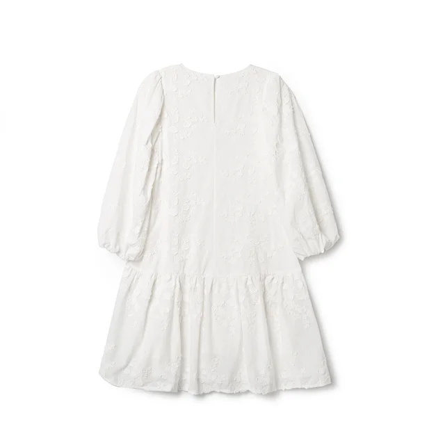 Summer 2021 Women Mini Dress White Floral Embroidery Puff Sleeve O-neck Loose Female Robe
Summer 2021 Women Mini Dress White Floral Embroidery Puff Sleeve O-neck Loose Female Robe