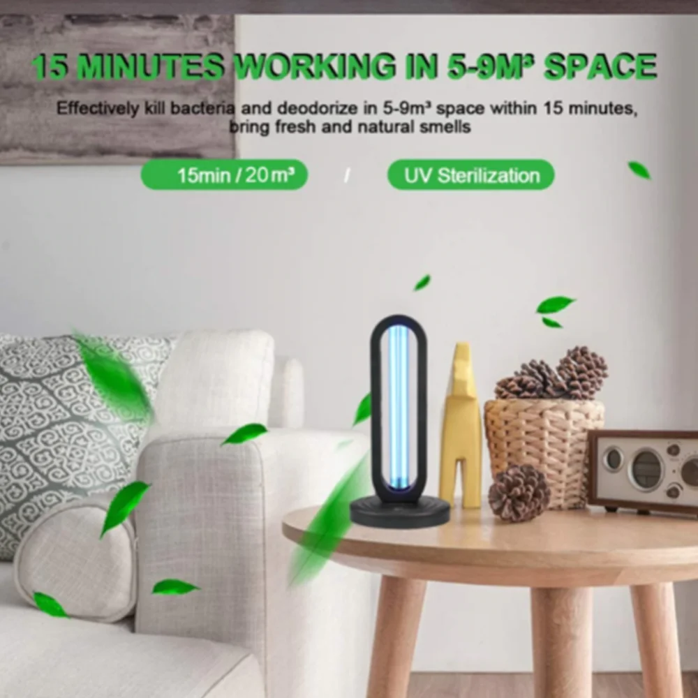 110V 220V Ultraviolet Sterilizing lamp with Remote Control 38W High Ozone UVC Germicidal Lamp UV Disinfection Light Kill Virus
110V 220V Ultraviolet Sterilizing lamp with Remote Control 38W High Ozone UVC Germicidal Lamp UV Disinfection Light Kill Virus