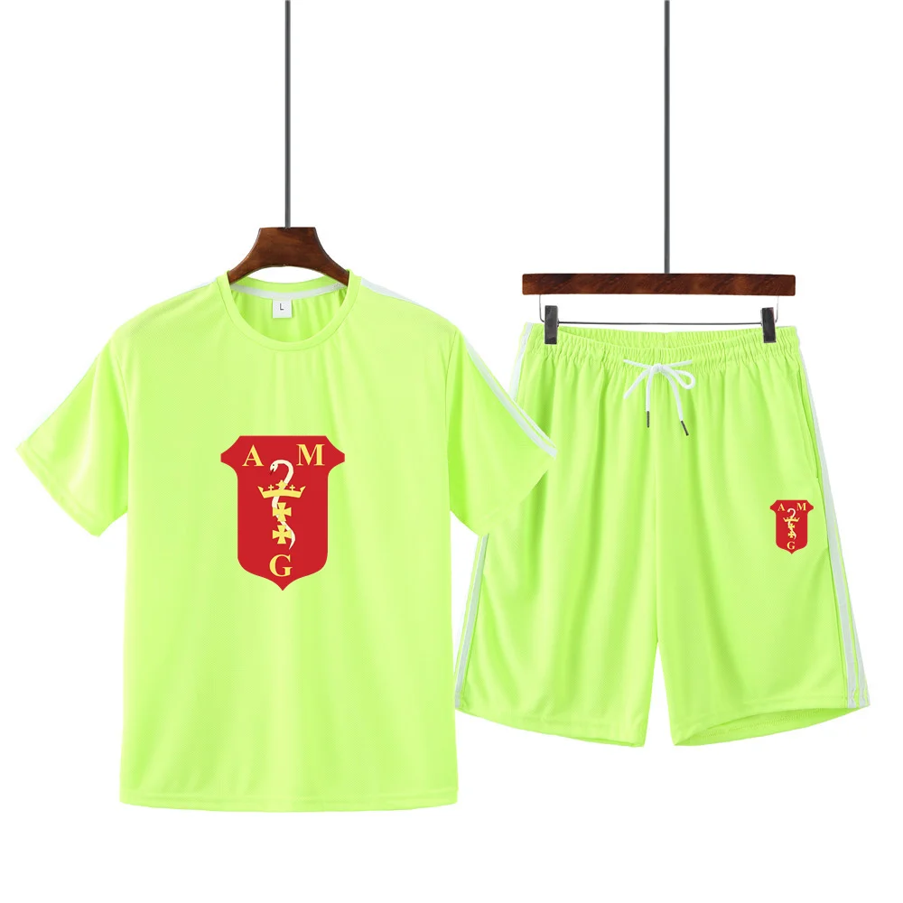 Костюм мужской летний с принтом AMG, короткий рукав и повседневные шорты, спортивный костюм для бега, MA05
Костюм мужской летний с принтом AMG, короткий рукав и повседневные шорты, спортивный костюм для бега, MA05