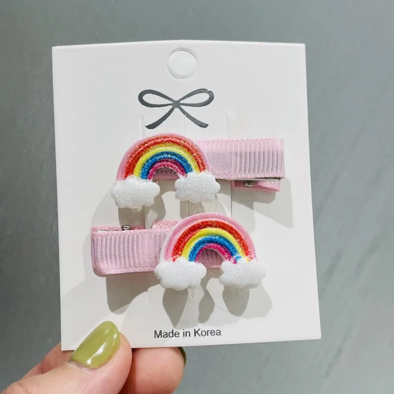 2Pcs/Set Girls Cute Rainbow Ice Cream Hair Clips Kids Lovely Hairpins Headband Barrettes Children Fashion Hair Accessories Gift
2Pcs/Set Girls Cute Rainbow Ice Cream Hair Clips Kids Lovely Hairpins Headband Barrettes Children Fashion Hair Accessories Gift