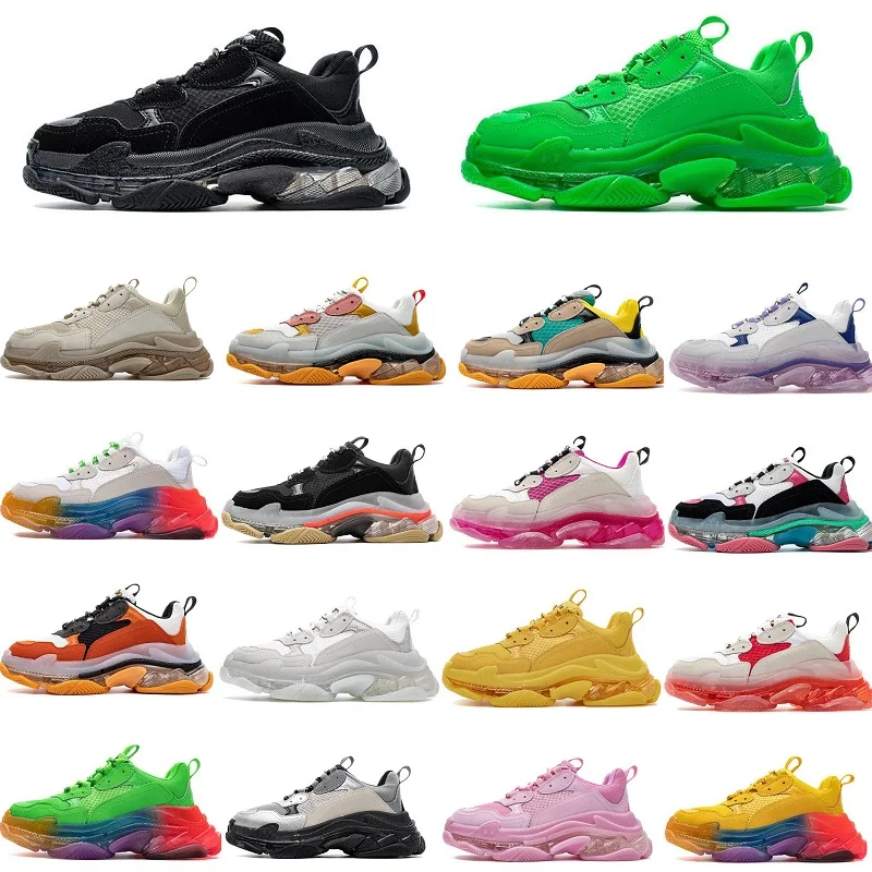 Original Top Quality Fashion Casual shoes Platform Triple S Dad Men Women Black cheap Sport Sneaker Leisure Vintage Trainers 
Original Top Quality Fashion Casual shoes Platform Triple S Dad Men Women Black cheap Sport Sneaker Leisure Vintage Trainers