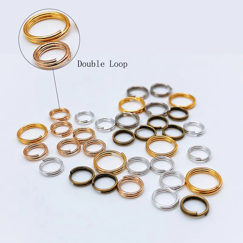 200pcs 5 6 8 10mm Open Jump Rings Bulk Lot Double Loop for Jewelry Making Gold Rodium Color Metal Split Rings Necklace Supplies
200pcs 5 6 8 10mm Open Jump Rings Bulk Lot Double Loop for Jewelry Making Gold Rodium Color Metal Split Rings Necklace Supplies