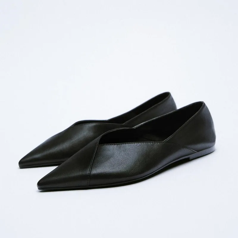 ZAR 2021 Summer New Black Fashion Asakuchi Pointed Toe Flat Heel Sexy Outer Wear Ballet Lazy Sandals And Slippers Women Hot
ZAR 2021 Summer New Black Fashion Asakuchi Pointed Toe Flat Heel Sexy Outer Wear Ballet Lazy Sandals And Slippers Women Hot