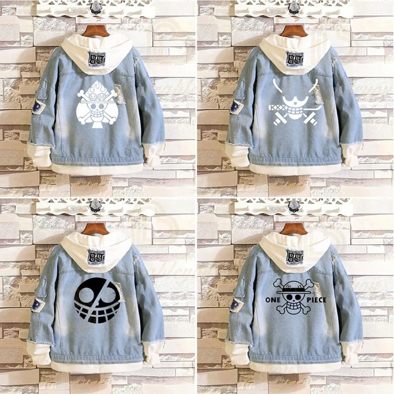 One Piece Cosplay Denim Jacket Hoodie Boys Girls Autumn Coat Hoodies Jackets Men Women Cartoon Couple Costume
One Piece Cosplay Denim Jacket Hoodie Boys Girls Autumn Coat Hoodies Jackets Men Women Cartoon Couple Costume