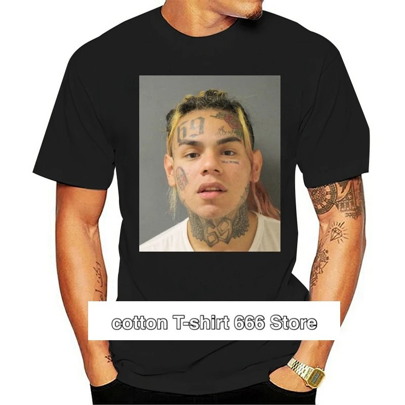 Футболка 6ix9ine Mugshot, уличная одежда, рэп-рэпер, хип-хоп Tekashi69 Day69
Футболка 6ix9ine Mugshot, уличная одежда, рэп-рэпер, хип-хоп Tekashi69 Day69