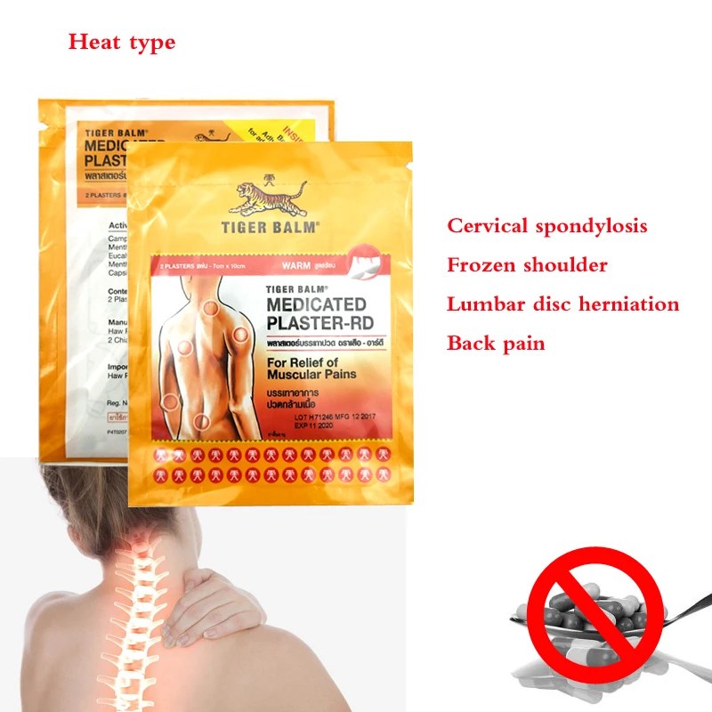6PCS 3bags Thailand Tiger Balm Patch Treatment Back Neck Joint Arthritis Analgesic Cream Warm Pain Relief Patch
6PCS 3bags Thailand Tiger Balm Patch Treatment Back Neck Joint Arthritis Analgesic Cream Warm Pain Relief Patch
