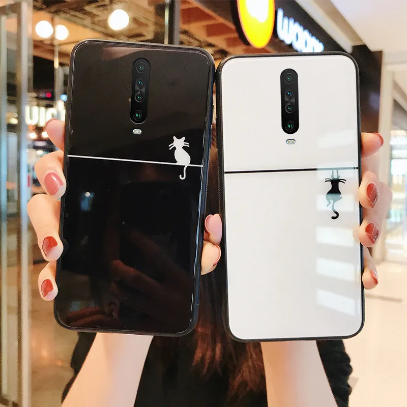 For OPPO A9 A5 2020 F11 Pro A15 A12 A12E A52 A72 5G A92 Case Luxury Cat shadow Tempered Glass Cover For OPPO A31 A5S f7 F9 F1s
For OPPO A9 A5 2020 F11 Pro A15 A12 A12E A52 A72 5G A92 Case Luxury Cat shadow Tempered Glass Cover For OPPO A31 A5S f7 F9 F1s