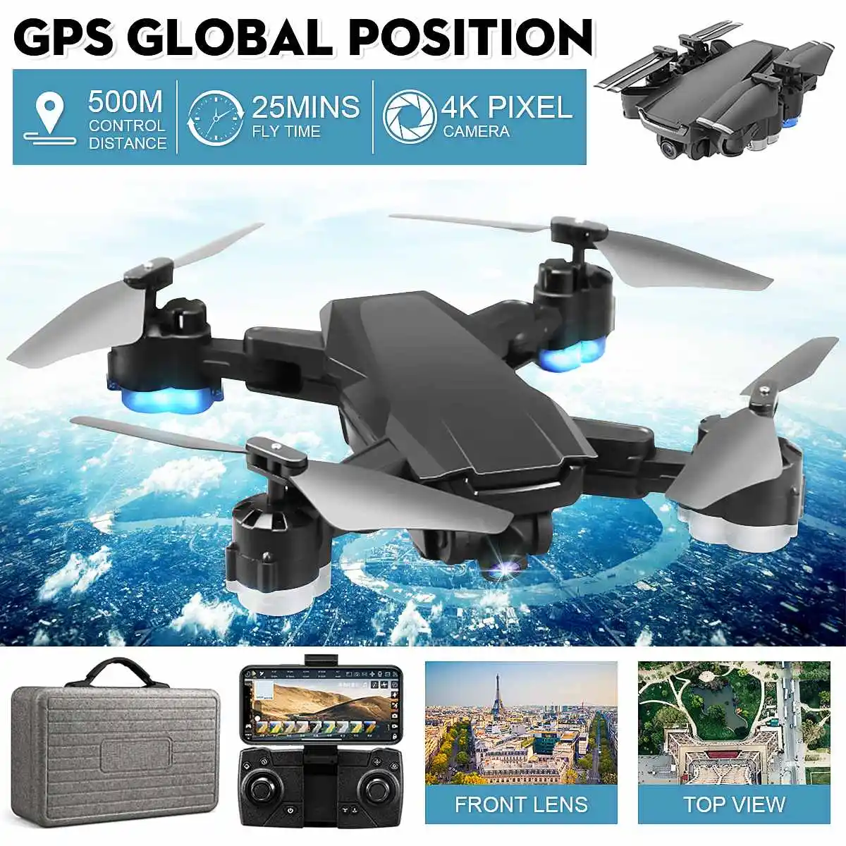 RC Airplanes 4K/1080P HD Camera Wide Angle Optical GPS Position Gesture Video Mode APP Control Foldable RC Drone Helicopter Toys
RC Airplanes 4K/1080P HD Camera Wide Angle Optical GPS Position Gesture Video Mode APP Control Foldable RC Drone Helicopter Toys