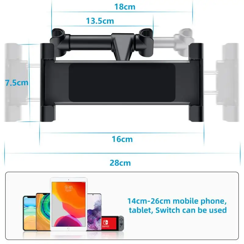 Mobile Phone Bracket Tablet Pc Mobile Phone Bracket Seat Rear Headrest Mounting Bracket For 4-11 Inch / 12.9 Inch Mobile Phone
Mobile Phone Bracket Tablet Pc Mobile Phone Bracket Seat Rear Headrest Mounting Bracket For 4-11 Inch / 12.9 Inch Mobile Phone