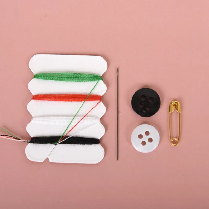 1/5/10Bag Sewing Threads Buttons Sewing Needles Sewing Tools Needlework Accessory Tourist Holiday Hotel Disposable Sewing Kit
1/5/10Bag Sewing Threads Buttons Sewing Needles Sewing Tools Needlework Accessory Tourist Holiday Hotel Disposable Sewing Kit