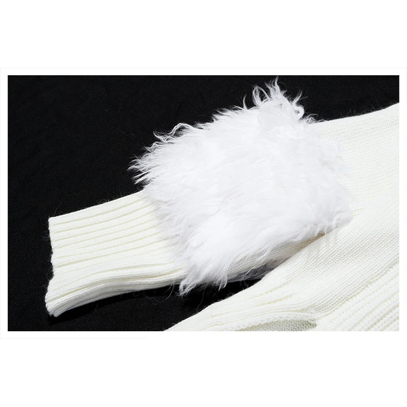 fashion High-quality latest 2021 designer Sweater Women's Turtleneck long Sleeve Feather Embellished Pullover Sweater
fashion High-quality latest 2021 designer Sweater Women's Turtleneck long Sleeve Feather Embellished Pullover Sweater