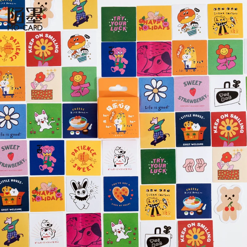 JIANWU 46 Pcs Cartoon Colorful Kawaii Boxed Stickers Creative Scrapbooking Cute Journal Decorative Stickers Stationery Supplies
JIANWU 46 Pcs Cartoon Colorful Kawaii Boxed Stickers Creative Scrapbooking Cute Journal Decorative Stickers Stationery Supplies
