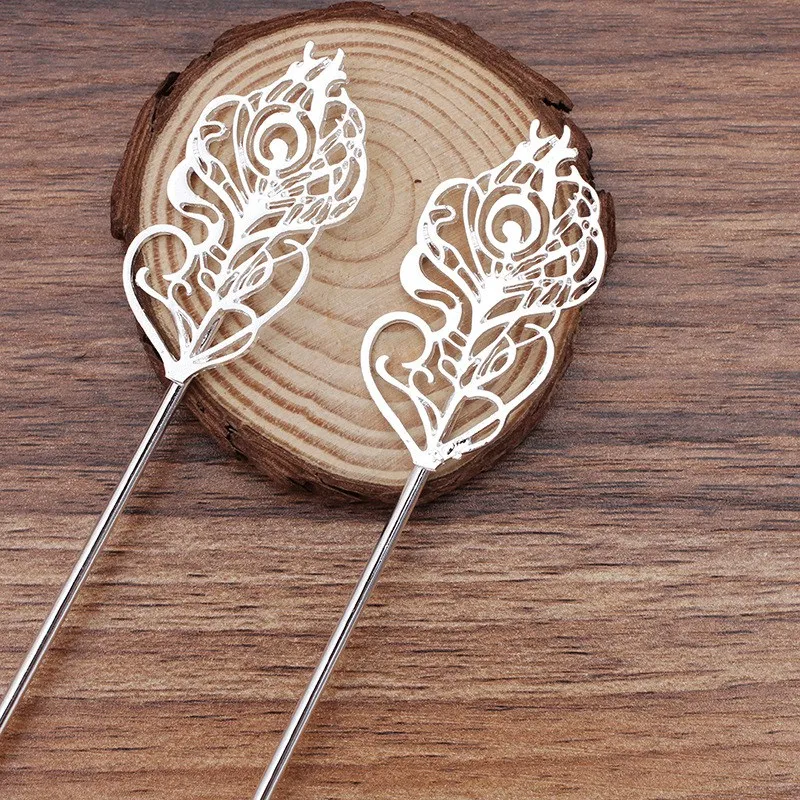 Metal Feather Hair Stick DIY Handmade Retro Hair Accessories Accessories Materials
Metal Feather Hair Stick DIY Handmade Retro Hair Accessories Accessories Materials