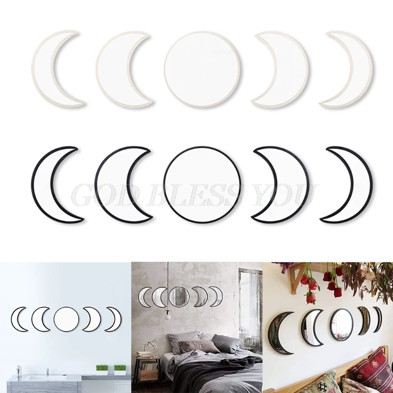 5pcs Moon Phase Decorative Mirror Wall Stickers Wall Decal Home Decoration Living Room Balcony Posters Drop Shipping
5pcs Moon Phase Decorative Mirror Wall Stickers Wall Decal Home Decoration Living Room Balcony Posters Drop Shipping