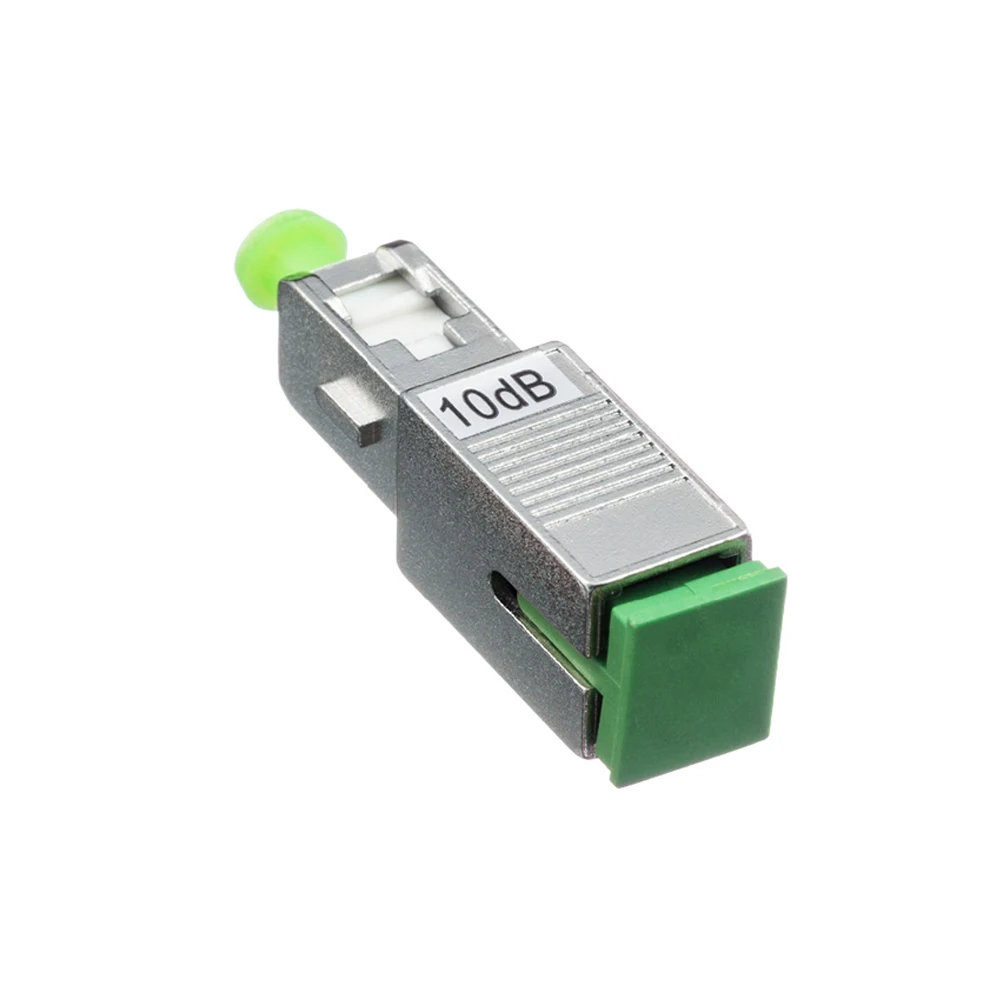 FTTH attenuator10PCS SC APC 10bd Simplex mode fiber optic Attenuator, SC 10dB metal male Fiber Attenuator
FTTH attenuator10PCS SC APC 10bd Simplex mode fiber optic Attenuator, SC 10dB metal male Fiber Attenuator