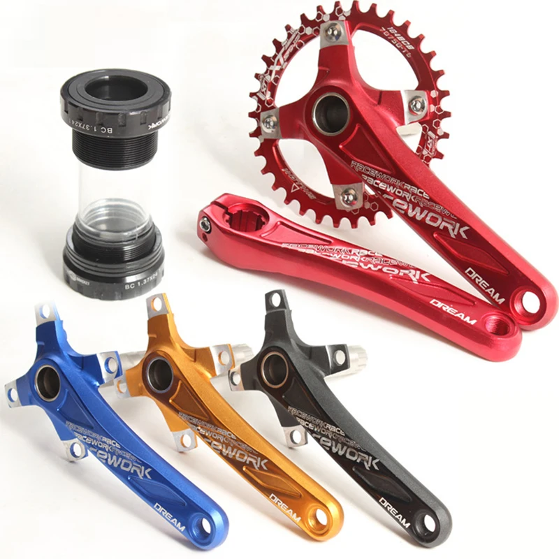 Mountain bike left and right cranks Hollow one tooth plate gear plate modification upgrade single plate
Mountain bike left and right cranks Hollow one tooth plate gear plate modification upgrade single plate