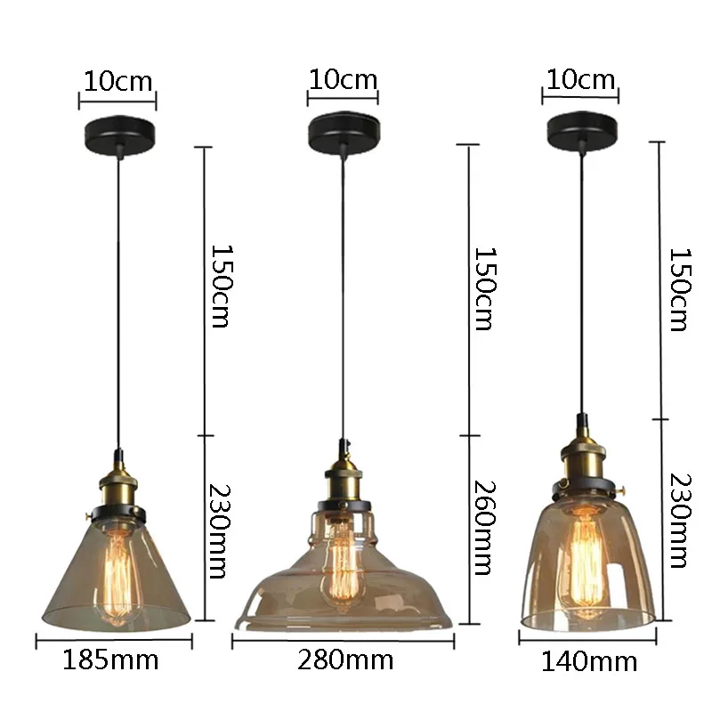 Vintage Pendant Lights Glass Pendant Lamp Industrial Decor Hanglamp Smoke Grey Restaurant Lighting Fixtures Luminaire Suspendu
Vintage Pendant Lights Glass Pendant Lamp Industrial Decor Hanglamp Smoke Grey Restaurant Lighting Fixtures Luminaire Suspendu
