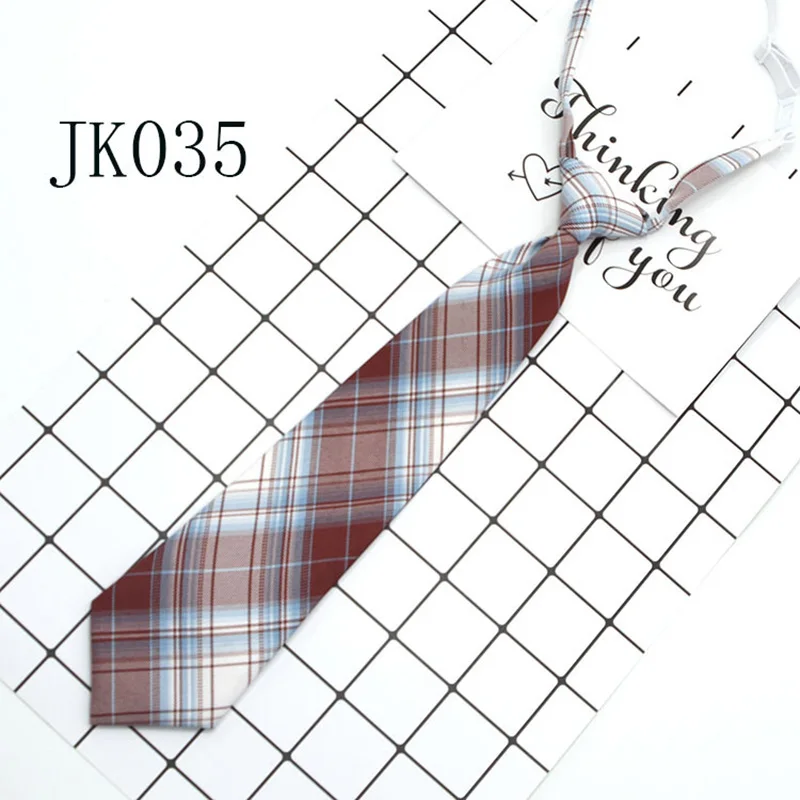 Lazy JK Ties Women Plaid Neck Tie Girls Japanese Style for Jk Uniform Cute Necktie Plaid Uniform School Accessories
Lazy JK Ties Women Plaid Neck Tie Girls Japanese Style for Jk Uniform Cute Necktie Plaid Uniform School Accessories