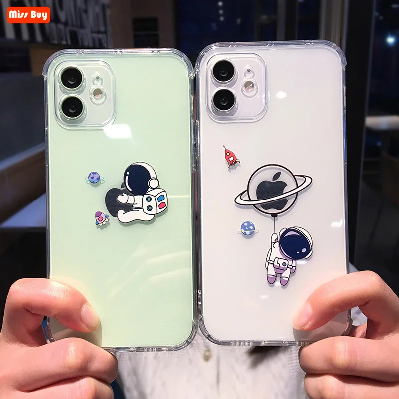 3D Cute Cartoon Astronaut Funny Soft TPU Case for iPhone 13 12 11 Pro Max Mini X XS Max XR 7 8 Plus SE 2020 Ultra Slim Cover
3D Cute Cartoon Astronaut Funny Soft TPU Case for iPhone 13 12 11 Pro Max Mini X XS Max XR 7 8 Plus SE 2020 Ultra Slim Cover