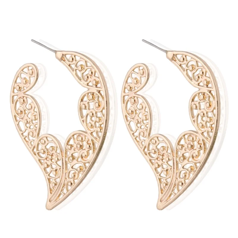 TRENDY Heart earrings Metal gold Earring Brand Earring for Woman elephant Large Brinco Ear Oorbellen Exaggeration Christmas
TRENDY Heart earrings Metal gold Earring Brand Earring for Woman elephant Large Brinco Ear Oorbellen Exaggeration Christmas