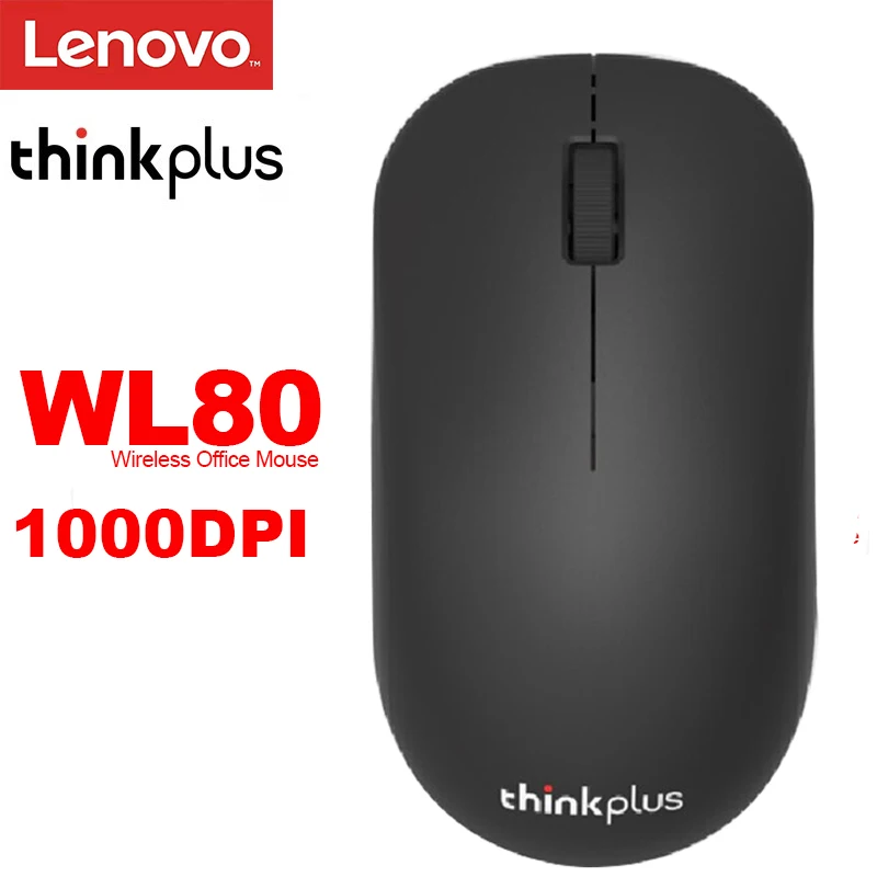 Lenovo Thinkplus WL80 беспроводная мышь с 1000 точек/дюйм 3 миллионов раз нажмите Жизнь