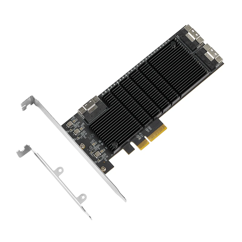 PCIe Gen3 X14 to 24 Ports 6G SATA III 3.0 Expansion Card Non Raid Expansion Card Low Profile Bracket
PCIe Gen3 X14 to 24 Ports 6G SATA III 3.0 Expansion Card Non Raid Expansion Card Low Profile Bracket