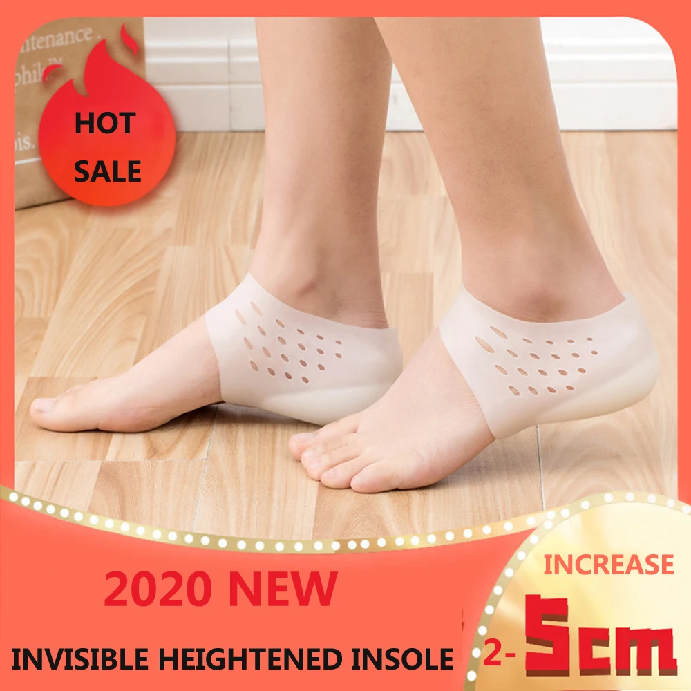 Invisible Height Increase Insoles Women Men Heel Pads Silicone Gel Lift Insole Dress In Socks Cracked Foot Skin Care Tool
Invisible Height Increase Insoles Women Men Heel Pads Silicone Gel Lift Insole Dress In Socks Cracked Foot Skin Care Tool