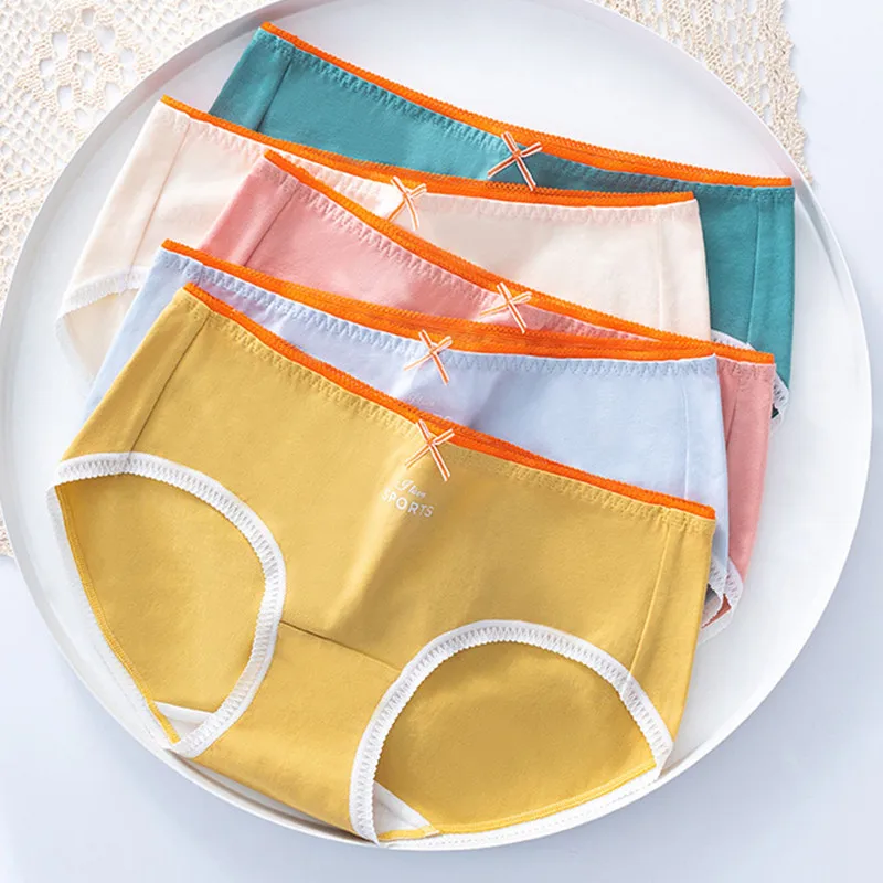 Candy Color Cotton Panties for Women Sexy Panty Briefs Female Underwear Mid Rise Seamless Lingerie Underpants
Candy Color Cotton Panties for Women Sexy Panty Briefs Female Underwear Mid Rise Seamless Lingerie Underpants