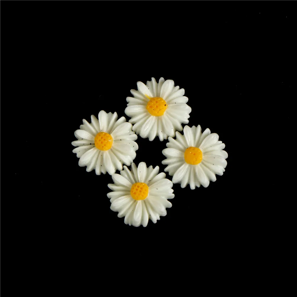 50PCS Daisy Flower Flatback Resin Cabochons Scrapbook Craft 10mm DIY Embellishments Phone Decor Headwear Accessories
50PCS Daisy Flower Flatback Resin Cabochons Scrapbook Craft 10mm DIY Embellishments Phone Decor Headwear Accessories