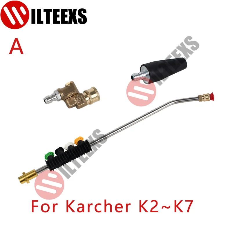 Pressure Washer Metal Water Spray Lance Spear Quick Jet Tips Rotating Turbo Nozzle for Karcher K High Presure Washer
Pressure Washer Metal Water Spray Lance Spear Quick Jet Tips Rotating Turbo Nozzle for Karcher K High Presure Washer