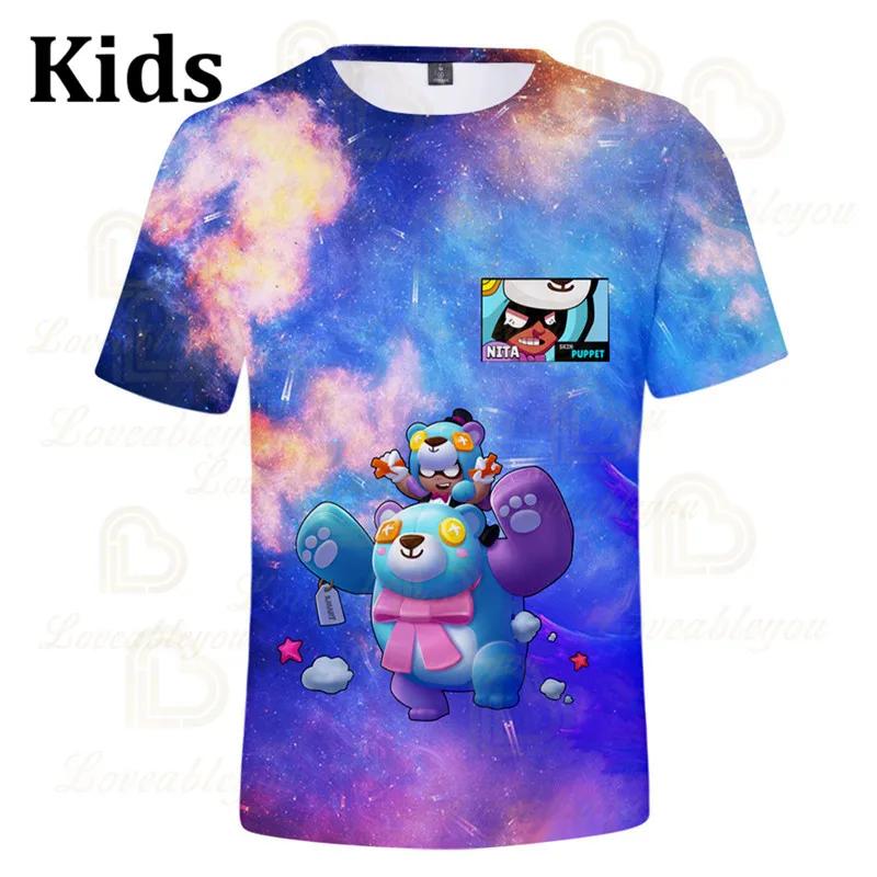NITA Shooting Game PRIMO 6 To 19 Years Kids Leon T-shirt 3D Printed Tshirt Boys Girls New Cartoon T-shirt Tops Teen Clothes
NITA Shooting Game PRIMO 6 To 19 Years Kids Leon T-shirt 3D Printed Tshirt Boys Girls New Cartoon T-shirt Tops Teen Clothes