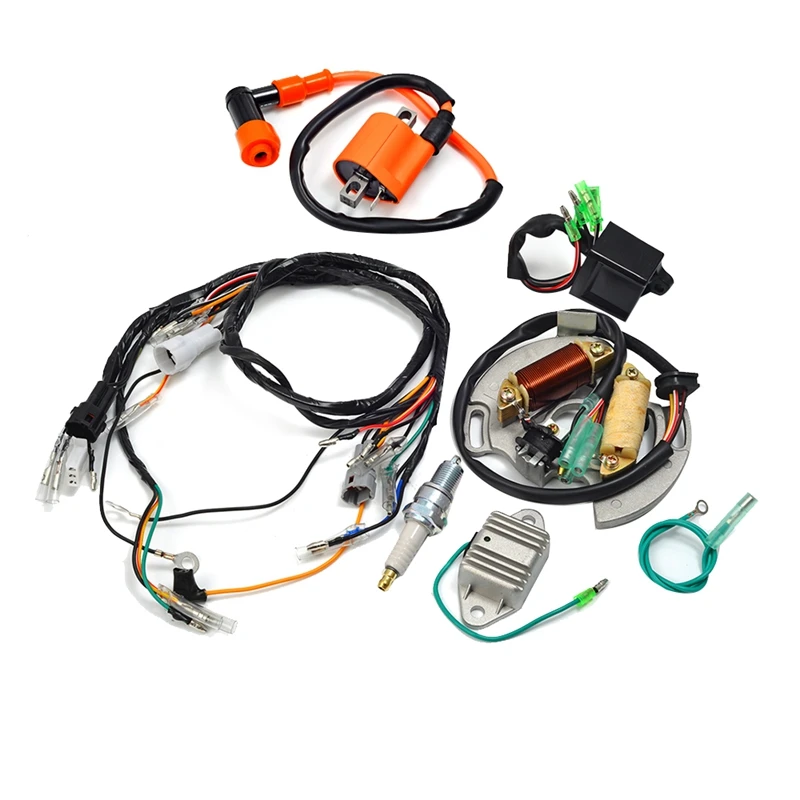 Свеча зажигания катушки зажигания CDI Коробка статора и проводов в сборе для Yamaha Blaster YFS200 1997-2001 3FL-85540-10-00
Свеча зажигания катушки зажигания CDI Коробка статора и проводов в сборе для Yamaha Blaster YFS200 1997-2001 3FL-85540-10-00