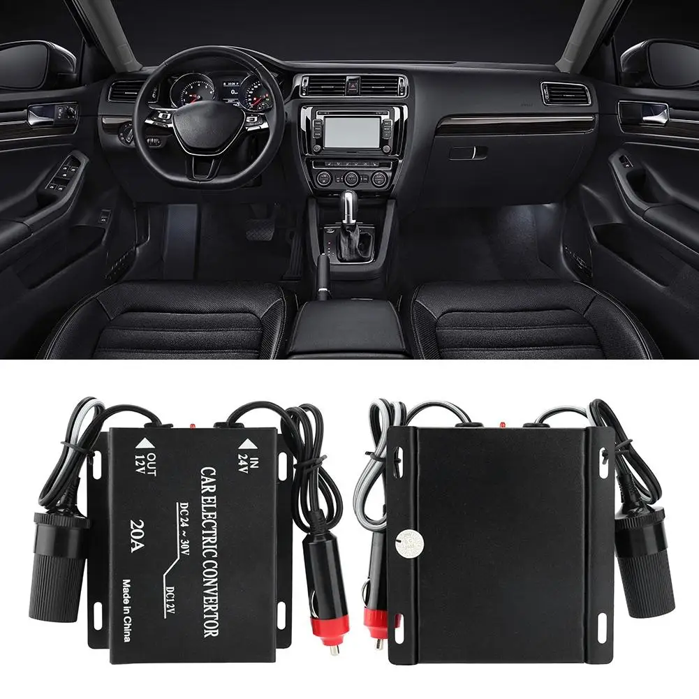 2021 New Data Transmission Interface 24V DC to 12V DC 20A Truck Cigarette Lighter Step Down Converter Power Adapter
2021 New Data Transmission Interface 24V DC to 12V DC 20A Truck Cigarette Lighter Step Down Converter Power Adapter