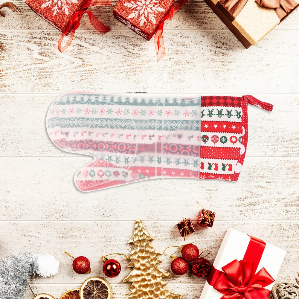 Xmas Heat Resistant Glove Microwave Oven Glove Anti-scald for Kitchen
Xmas Heat Resistant Glove Microwave Oven Glove Anti-scald for Kitchen