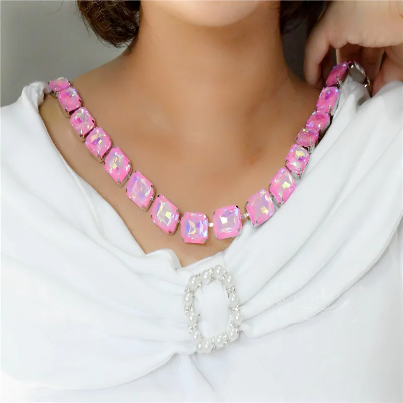 13x18mm Strands pride necklace handmade chain for dragqueen Rectangle shape 1 yard
13x18mm Strands pride necklace handmade chain for dragqueen Rectangle shape 1 yard