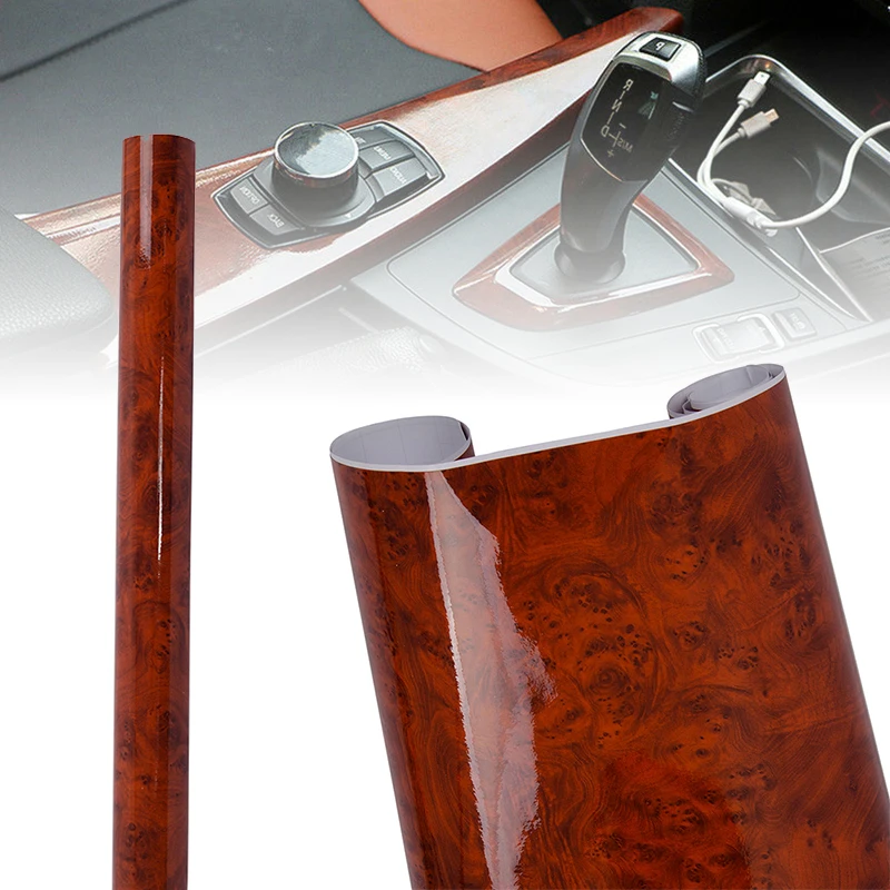 40*100CM Car Sticker High Glossy Sticker Car Internal Adhesive DIY Film Wood Grain Vinyl Decal Wrap Film For Car Decoration
40*100CM Car Sticker High Glossy Sticker Car Internal Adhesive DIY Film Wood Grain Vinyl Decal Wrap Film For Car Decoration