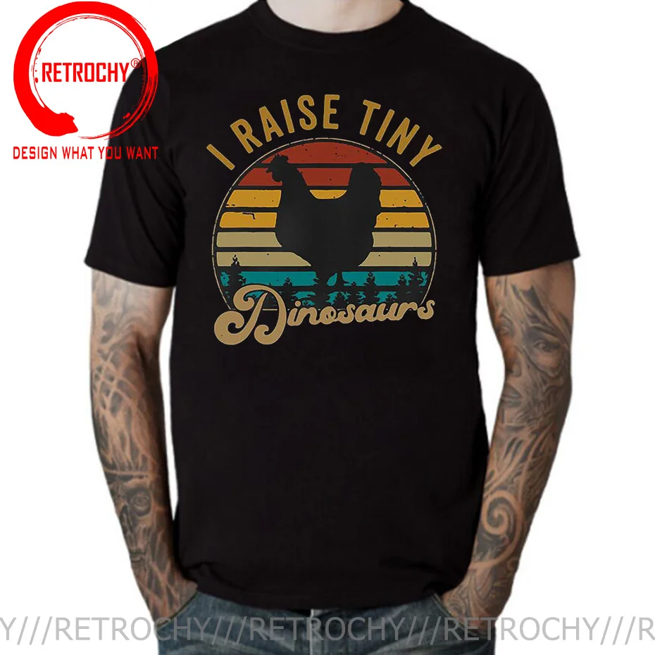 DropShipping I Raise Tiny Dinosaurs T-shirt Chicken Lover Black T-Shirt Cartoon t shirt men Unisex New Fashion tshirt Funny tops
DropShipping I Raise Tiny Dinosaurs T-shirt Chicken Lover Black T-Shirt Cartoon t shirt men Unisex New Fashion tshirt Funny tops
