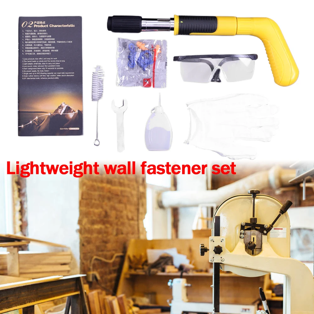 Power Tools Steel Nails Guns Rivet Tool Concrete Wall Anchor Wire Slotting Device Decoration Rivet Gun Tufting Gun Home DIY Tool
Power Tools Steel Nails Guns Rivet Tool Concrete Wall Anchor Wire Slotting Device Decoration Rivet Gun Tufting Gun Home DIY Tool