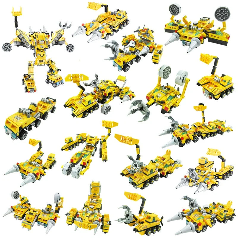 8 Types of 52 Transformation Engineering Vehicles, Building Blocks, Infrastructure, Crazy Building Blocks,Children's Puzzle, DIY
8 Types of 52 Transformation Engineering Vehicles, Building Blocks, Infrastructure, Crazy Building Blocks,Children's Puzzle, DIY
