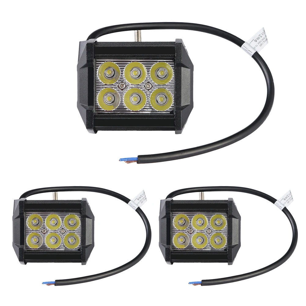 6PCS LED light 6000k-6500k Car Led Headlights Lighting Spot work bar 12V 18W LED Work Light Cool White for Truck Tractor SUV
6PCS LED light 6000k-6500k Car Led Headlights Lighting Spot work bar 12V 18W LED Work Light Cool White for Truck Tractor SUV