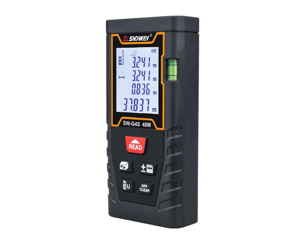 

SNDWAY SW-G4S Cheap Price Digital Distance Meter Area Volume Continuous Measure Professional 40M Range Finder Laser Rangefinder