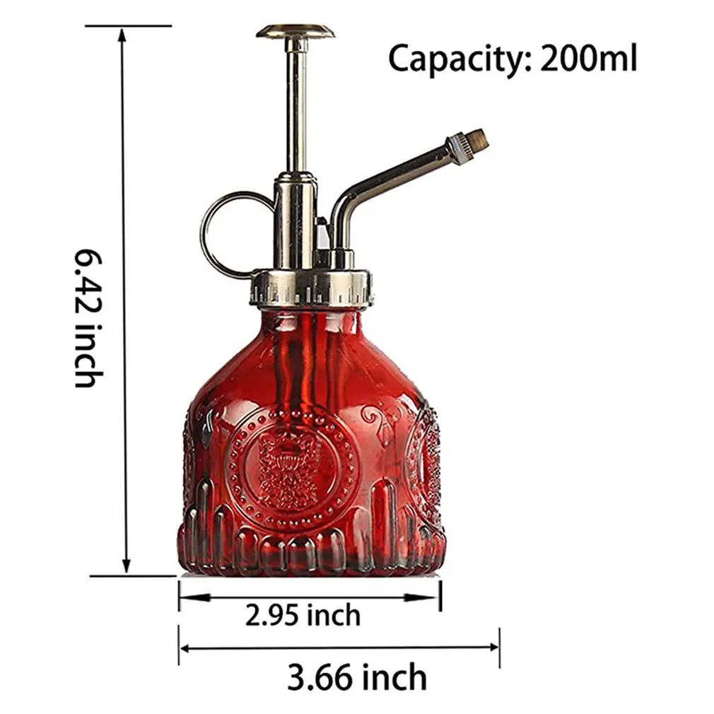 Retro Relief Spray Pot Garden Watering Pot Delicate Glass Water Sprayer Tools Creative Garden Sprinkler
Retro Relief Spray Pot Garden Watering Pot Delicate Glass Water Sprayer Tools Creative Garden Sprinkler