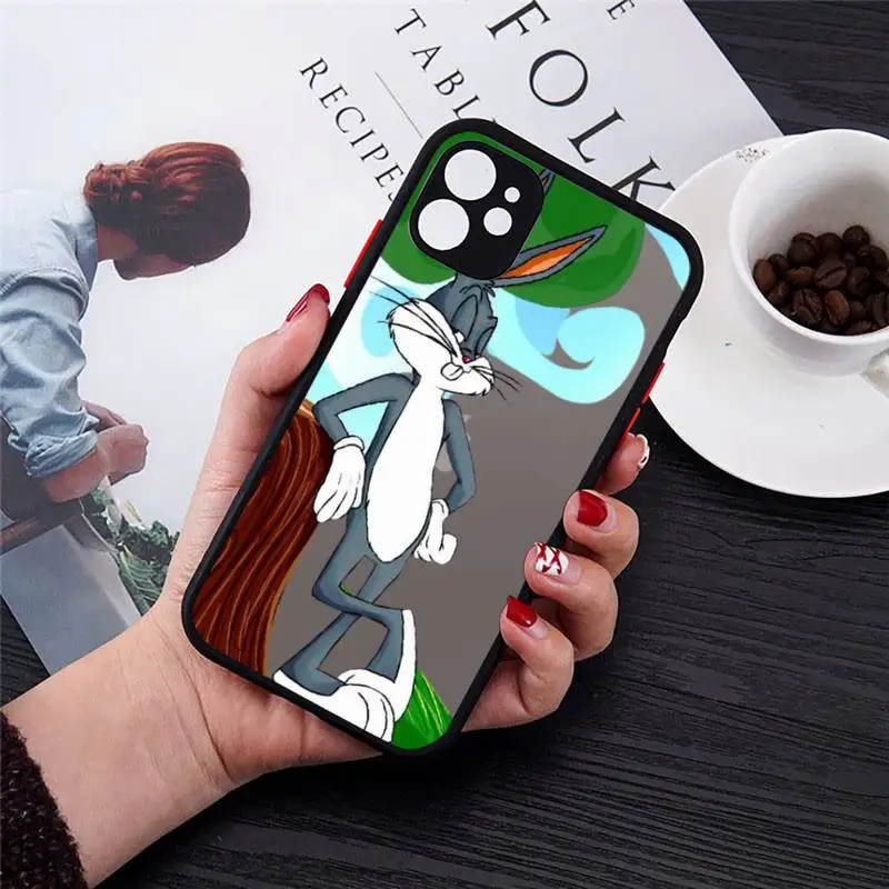 animal rabbit Bugs Bunny Phone Case Transparent Matte for iPhone 7 8 11 12 s mini pro X XS XR MAX Plus cover funda
animal rabbit Bugs Bunny Phone Case Transparent Matte for iPhone 7 8 11 12 s mini pro X XS XR MAX Plus cover funda