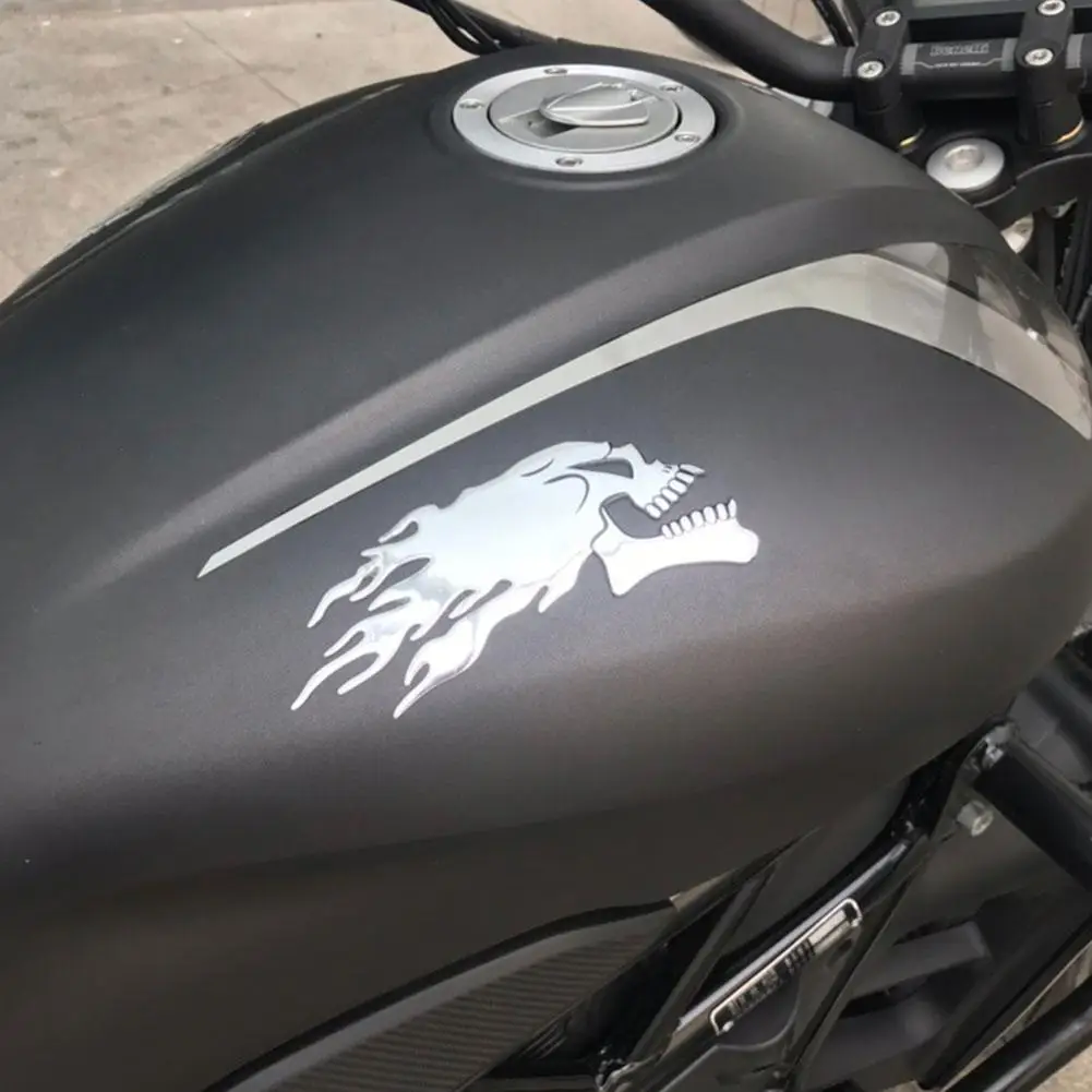 New 1Pair 3D Ghost Skull Motorcycle Ghost Skull Head helmet Tank Pad Motorbike Car truck Fairing Decals decoration Stickers
New 1Pair 3D Ghost Skull Motorcycle Ghost Skull Head helmet Tank Pad Motorbike Car truck Fairing Decals decoration Stickers